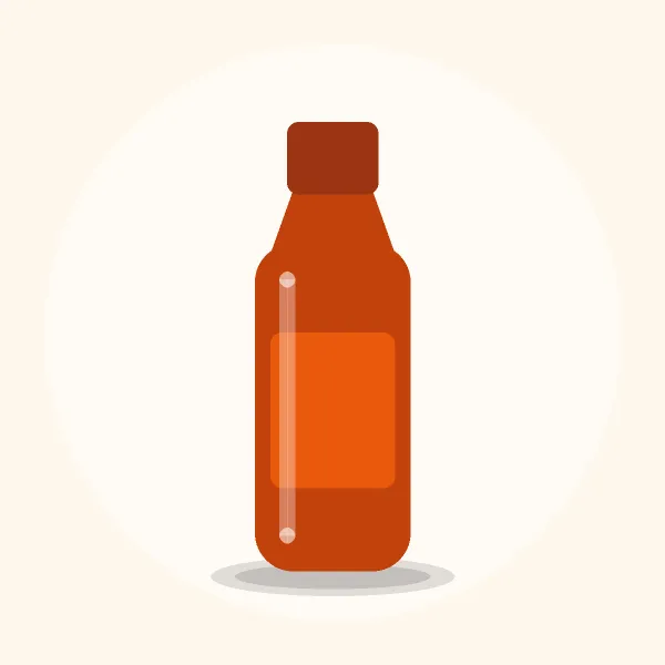 Copper Water Bottle, 1 L